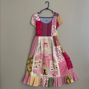 Pink Tea Towel Dress:  Patisserie (Parisian Bake Shop)